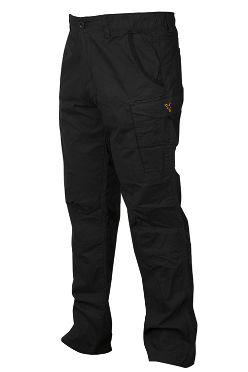 Picture of Fox Collection Black Orange Combat Cargo Trousers