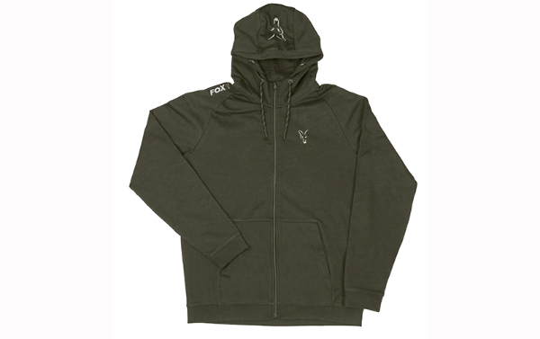 Picture of Fox Collection Green Silver Lightweight Hoodie
