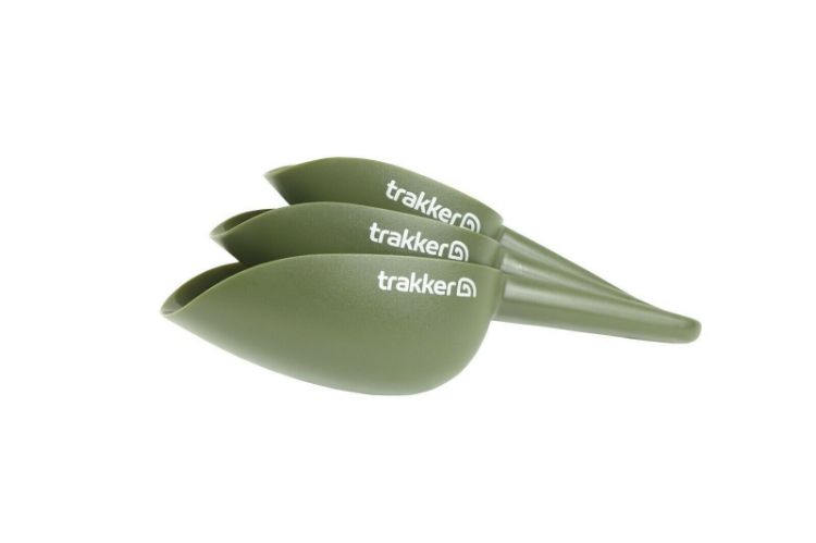 Picture of Trakker Bait Scoop Spoon Set of 3 baiting spoon
