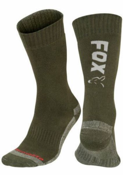 Picture of Fox Green Silver Thermolite Insulated Socks