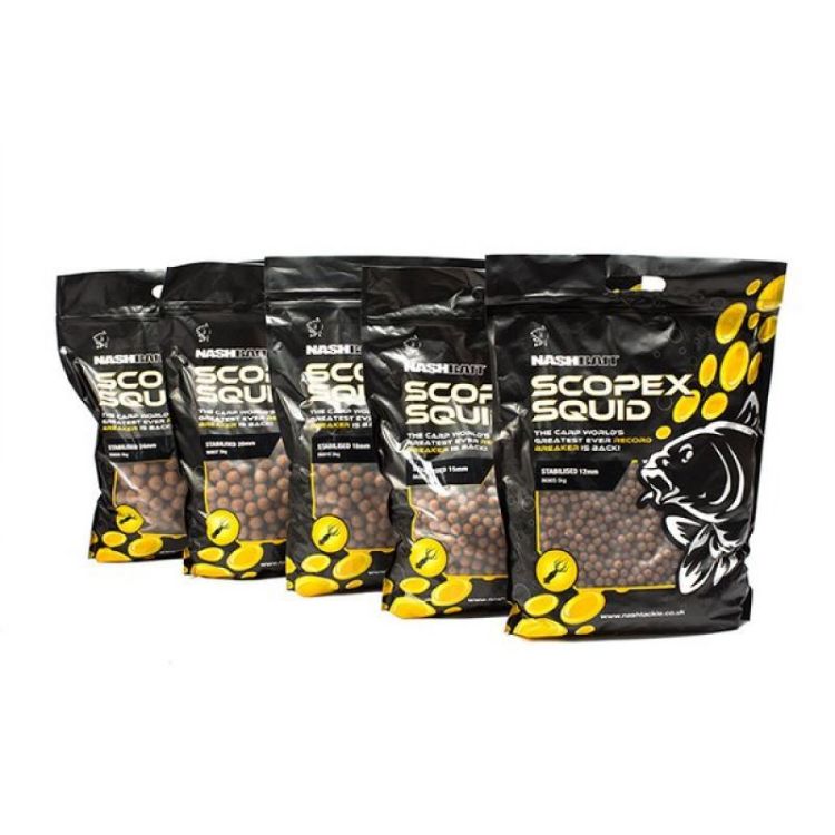 Angling4Less - Nash Bait Scopex Squid Fishing Boilies