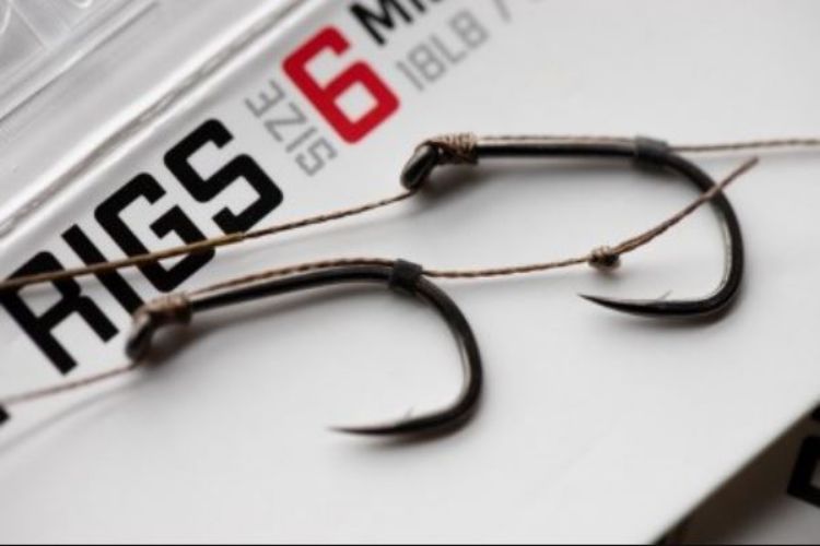 Picture of Korda Basix Ready Tied Hair Rigs Wide Gape