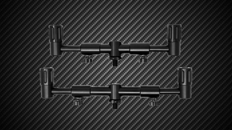 Picture of Summit Tackle Adjustable 2 Rod Buzz Bar Premier Aluminium Black