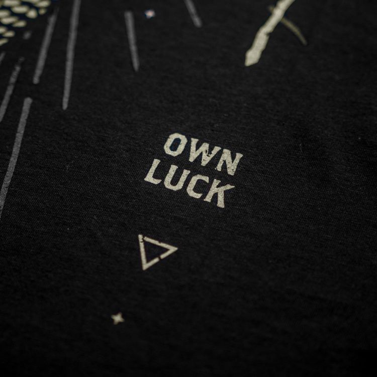 Picture of KUMU Make Your Own Luck T-Shirt Black