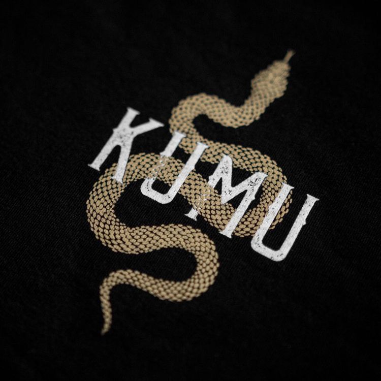 Picture of KUMU Snakes and Stones T-Shirt Black