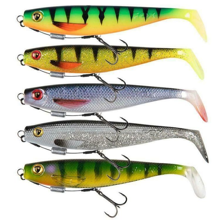 Picture of Fox Rage Loaded UV Pro Shads Pike Fishing Lures 14cm 5.5" / 24g