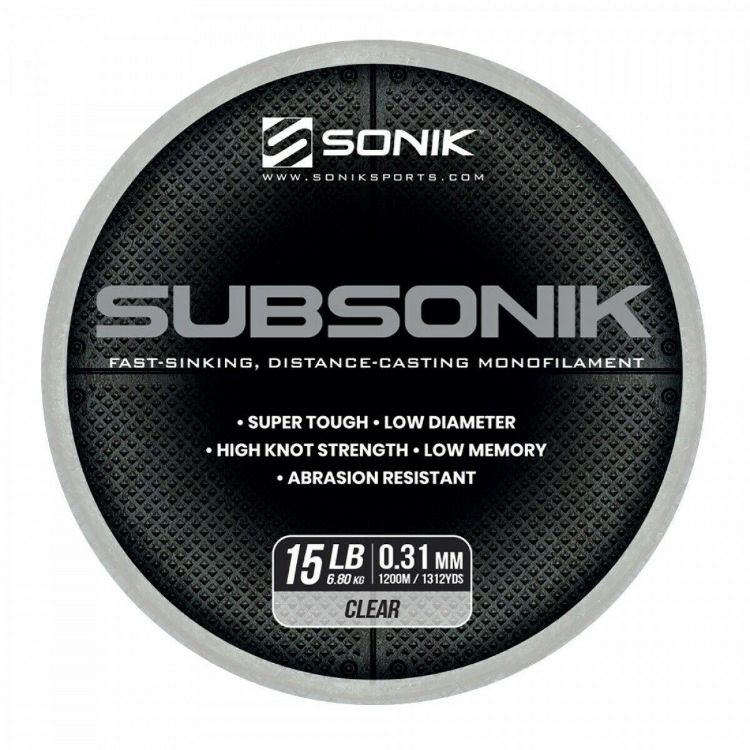Picture of Sonik Subsonik Monofilament clear mainline 1200M 