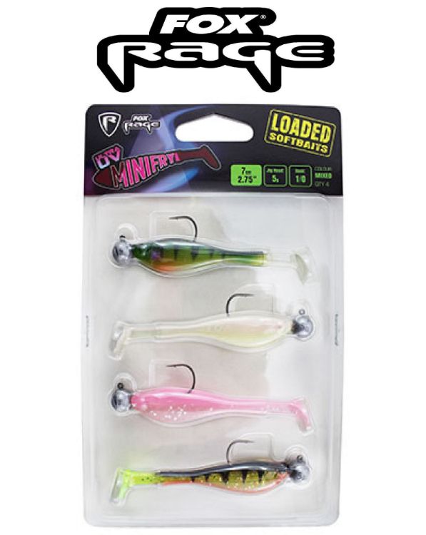 Picture of Fox Rage Ultra UV Mini Fry Loaded Lure Pack