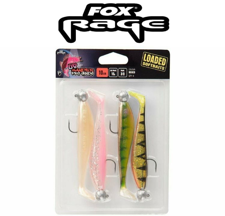 Picture of Fox Rage Ultra UV Zander Pro Shad Loaded Lure Pack
