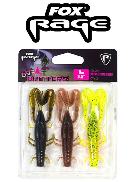 Picture of Critter mixed colour lure pack x 3pcs 7CM	