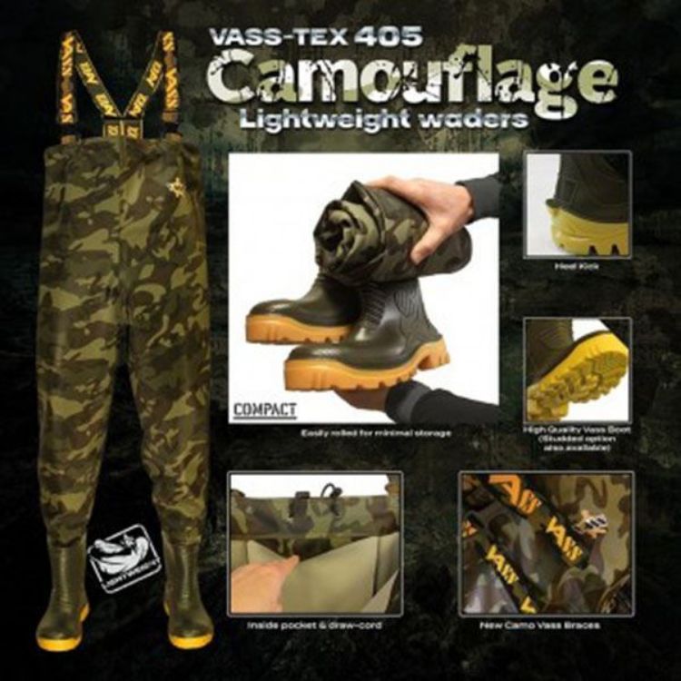 Picture of Vass - Tex 405 Camo Lightweight Chest Wader
