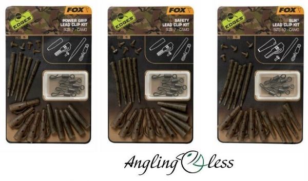 Angling4Less - Fox Edges Camo Lead Clip Kit