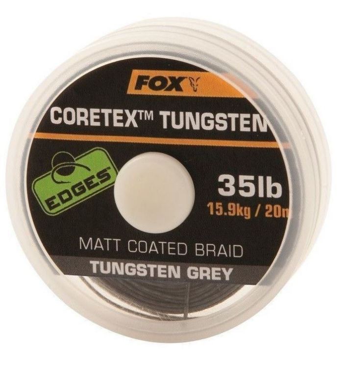Picture of Fox Edges Coretex Tungsten Grey Coated Braid Hooklink