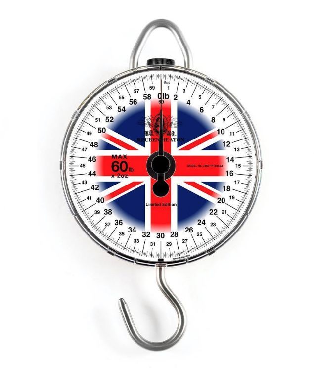Picture of Reuben Heaton Standard Angling Flag Scale Union Jack Limited Edition 120lb x 4oz