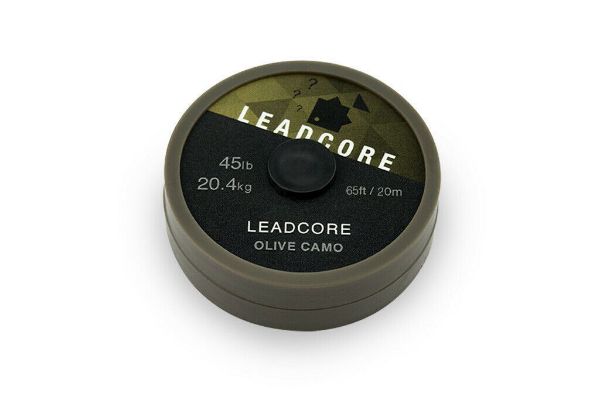 Picture of THINKING ANGLER - 1M LEADCORE LEADER 45LB OLIVE CAMO