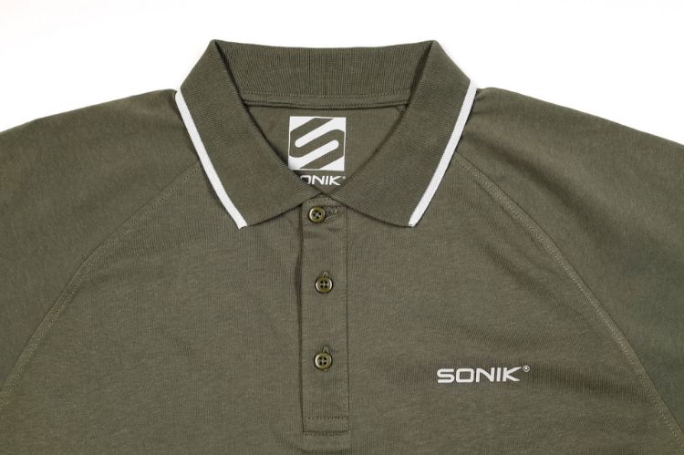 Picture of Sonik Green Raglan Polo Shirt