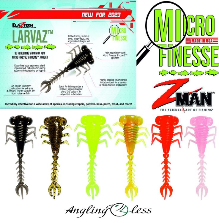 Picture of Z Man Micro Finesse LarvaZ 1.75" / 4.4cm