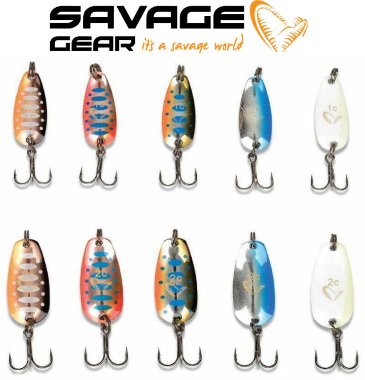 Picture of SAVAGE GEAR 10pc Micro Spoon Trout Lures Kit