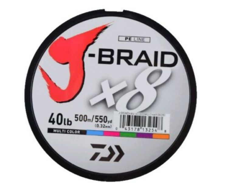 Picture of Daiwa J-Braid X8 300m Braided Line Mainline Multi Colour