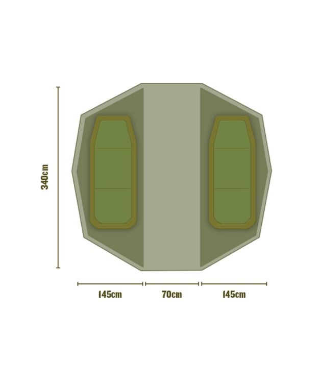 Picture of Trakker Superdome Bivvy Twin Sleep Capsule