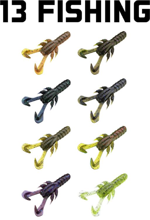 Picture of 13 Fishing Ninja Craw 3in 7.6cm 10g Soft Lure