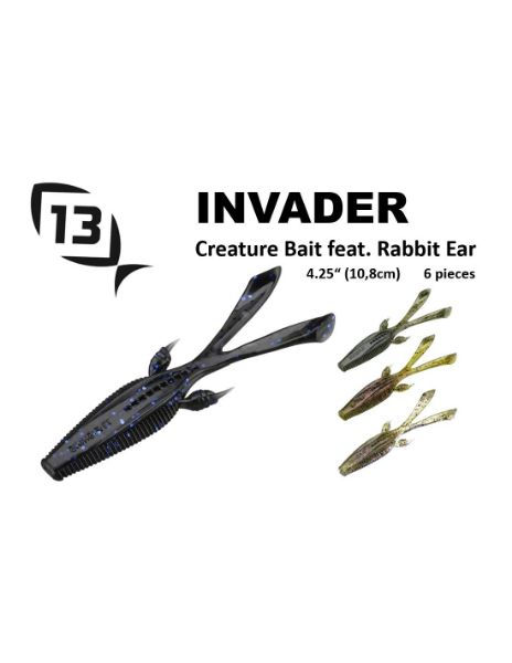 Picture of 13 Fishing Ninja Invader 4.25in 108mm 7g Soft Lure