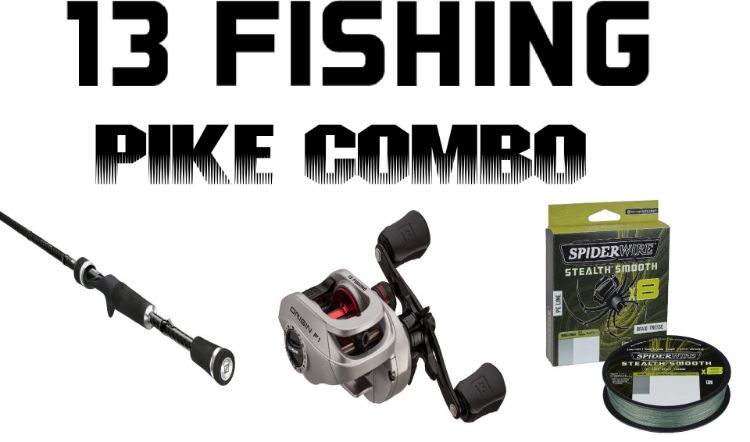 Picture of 13 Fishing Pike Fishing Baitcasting Combo Rod + Reel + Line