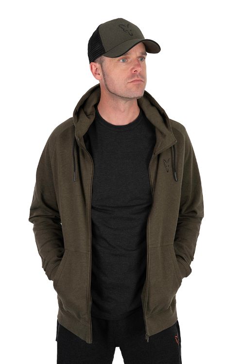 Picture of Fox Collection Green & Black Lightweight Hoodie