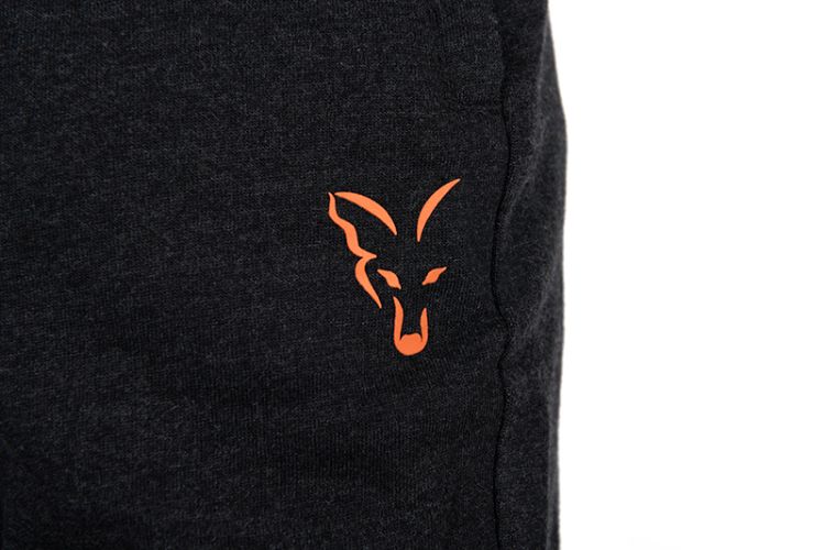 Picture of Fox Collection Black Orange Lightweight Joggers