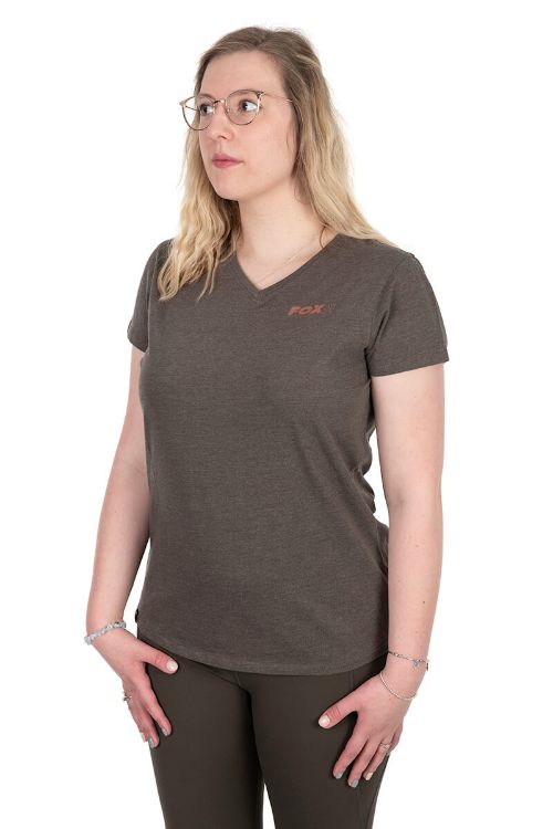 Picture of Fox Woman's Collection V Neck T-Shirt