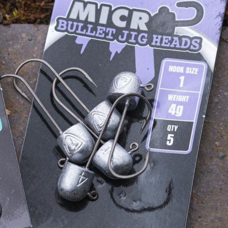 Picture of Fox Rage Micro Bullet Jig Heads Size 2 Hook Pack of 5