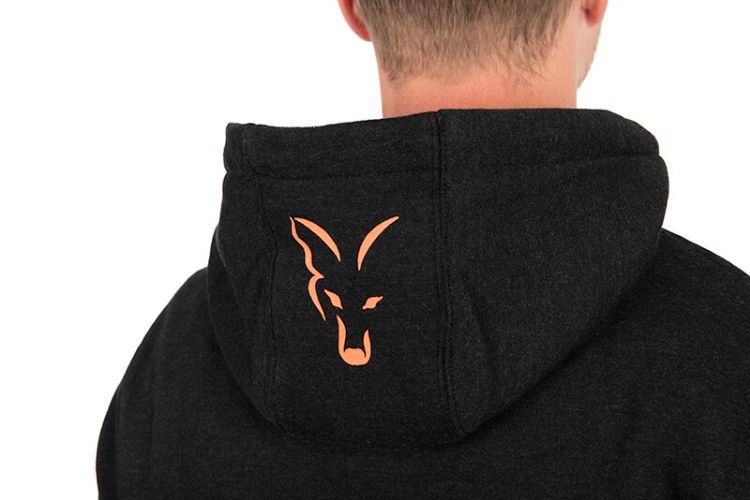 Picture of Fox Collection Black & Orange Hoody