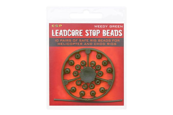 Picture of ESP Leadcore Stop Beads Weedy Green