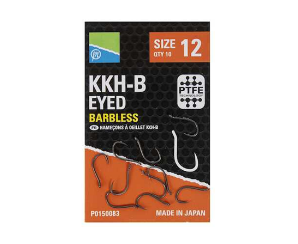 Picture of Preston Innovation KKH-B Barbless Hooks Eyed