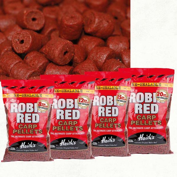 Picture of Dynamite Baits Robin Red pre-Drilled Pellets 900g