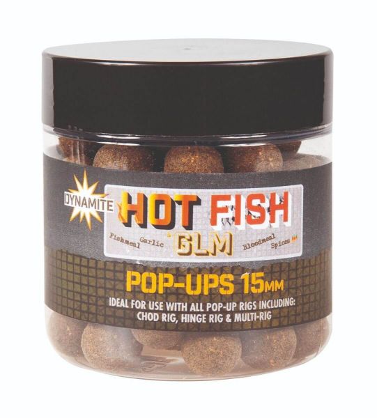 Picture of Dynamite Baits Hot Fish GLM Pop-ups 15mm