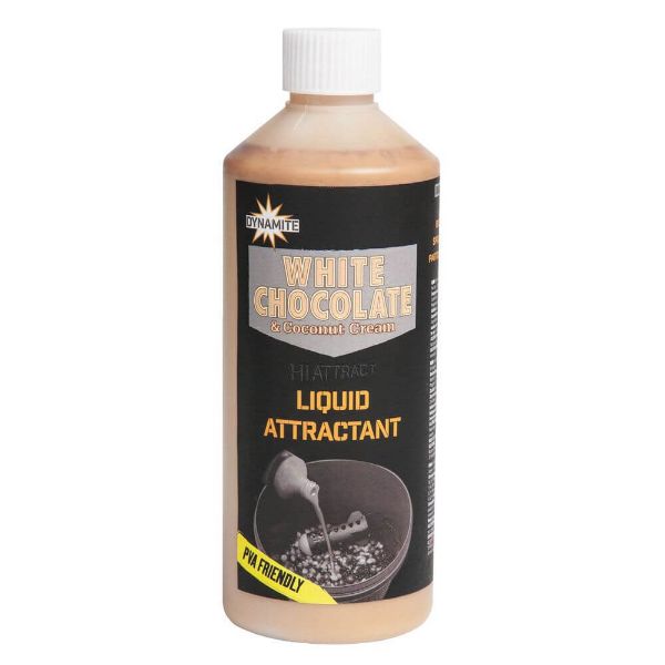 Picture of Dynamite Baits Liquid Attractant White Chocolate & Coconut 500ml