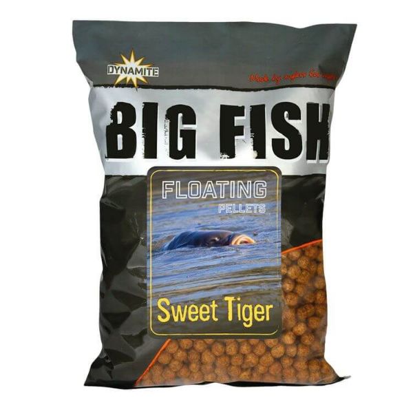 Picture of Dynamite Baits Big Fish Sweet Tiger Floating Pellets 11mm 1.1kg