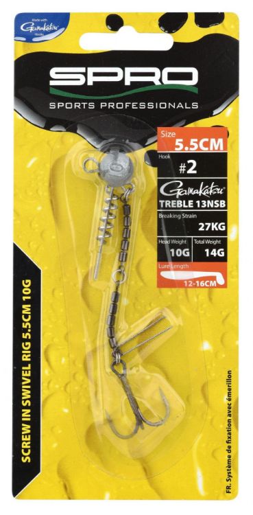 Angling4Less - Spro Screw In Swivel 360 Fishing Swivel Rig