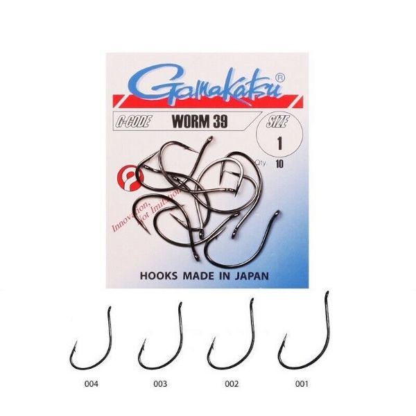 Angling4Less - Gamakatsu Drop Shot Predator Fishing Hook Worm 39