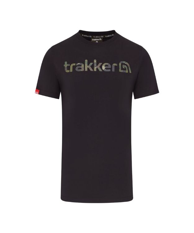 Picture of Trakker CR Logo T-Shirt Black Camo