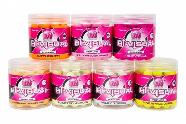 Picture of Mainline Baits Hi Viz Pop Up Bright White Milky Toffee