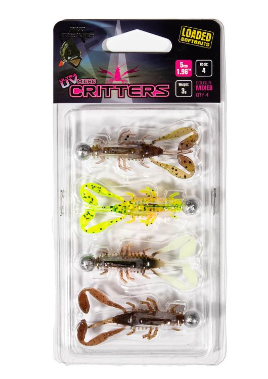 Picture of Fox Rage UV Micro Lures Loaded Mixed Colour Packs 