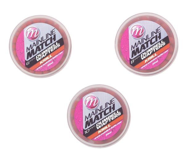Picture of Mainline Baits Match Dumbell Wafters Red Krill
