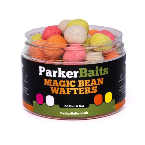Picture of Parker Baits OG Fruit & Nut Magic Bean Wafters 15mm Hook baits