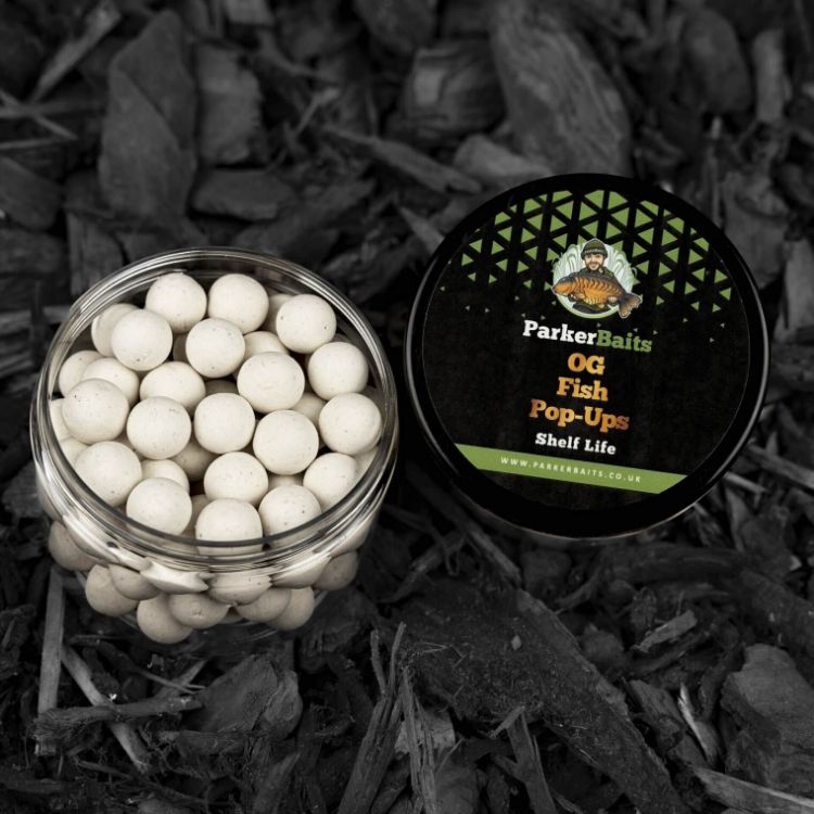 Picture of Parker Baits OG Fish Washed Out White Pop-Ups