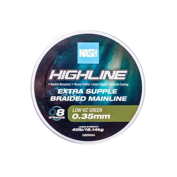Picture of Nash Highline Extra Supple Braid Green