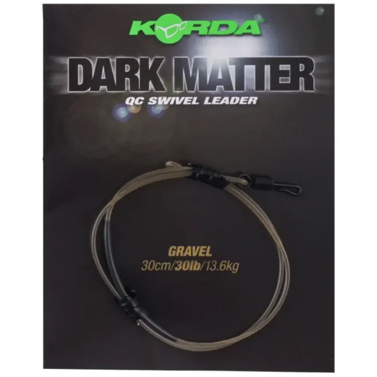 Picture of Korda Dark Matter Leader QC Swivel 30lb 30cm
