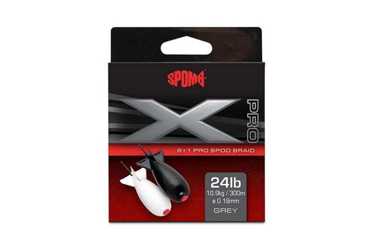 Picture of  Spomb X Pro Braid Grey 8+1 0.18mm 24lbs